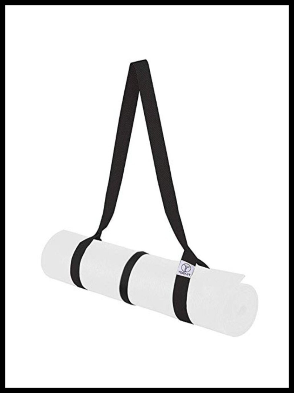 Yoga Mat Carrier Strap Adjustable Cotton Sling Hands-Free Carry